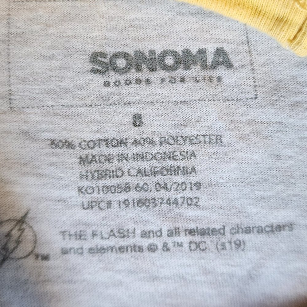 Sonoma The Flash Justice League T-Shirt Size 8 - Picture 3 of 5
